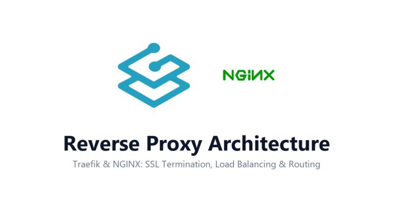 Reverse Proxy Architecture with Traefik and NGINX Load Balancing